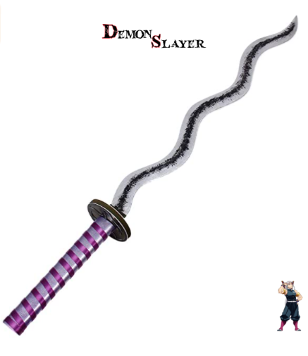 Katana Demon Slayer d’Obanai Iguro pour collection