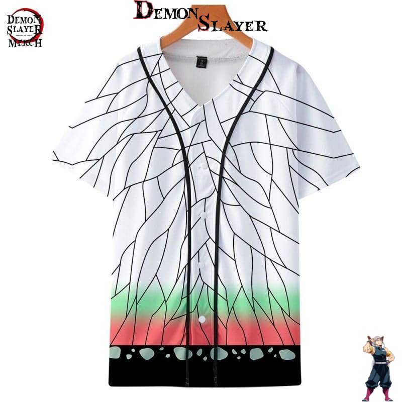 Maillot de baseball Demon Slayer Shinobu Kocho, tailles XXS à 4XL