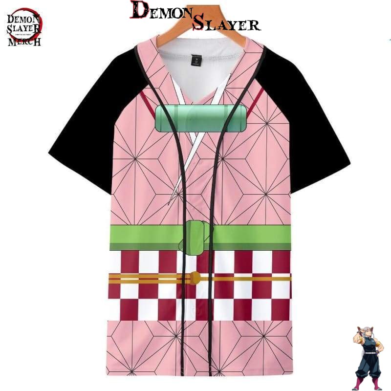 Maillot de baseball Nezuko Kamado Demon Slayer