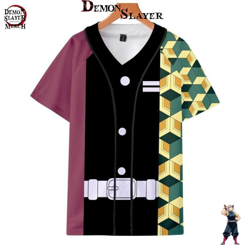 Maillot de baseball Giyuu Tomioka Demon Slayer