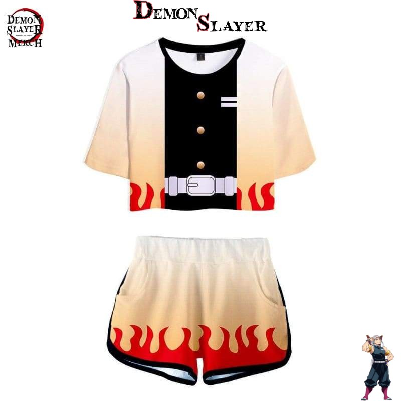 Crop top Kyojuro Rengoku Demon Slayer