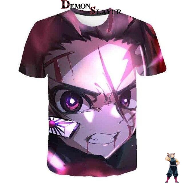 T-Shirt Demon Slayer Tanjiro Pose Tailles Adulte et Enfant