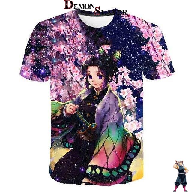 T-shirt Demon Slayer Shinobu Kocho visuel Demon