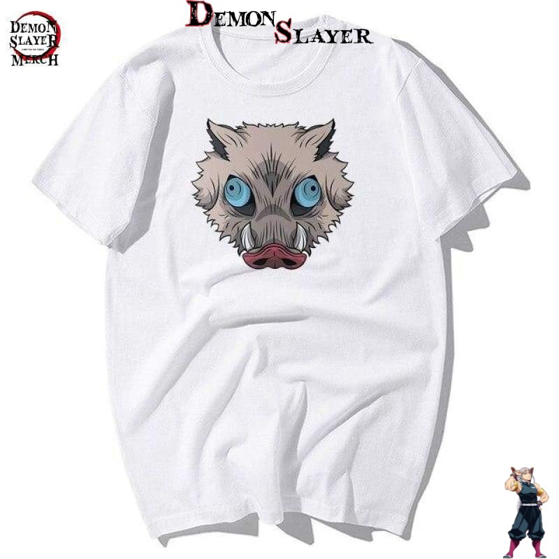 T-Shirt Demon Slayer Inosuke Tête de sanglier avec coloris au choix
