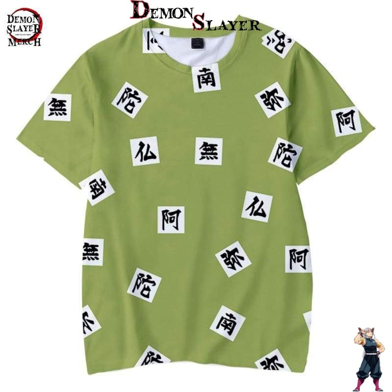 T-Shirt Demon Slayer Gyomei Himejima, tailles XXS à 4XL