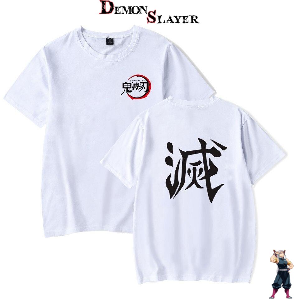 T-shirt Demon Slayer Kanji Destroy avec choix de couleurs