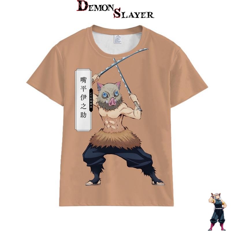 T-Shirt Demon Slayer Inosuke Hashibira du XS au 5XL