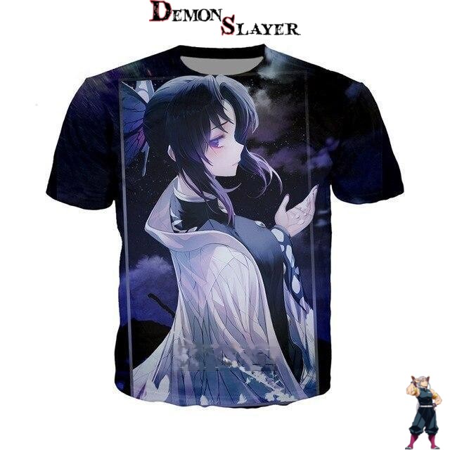 T-Shirt Insect Hashira Demon Slayer, tailles M à 6XL
