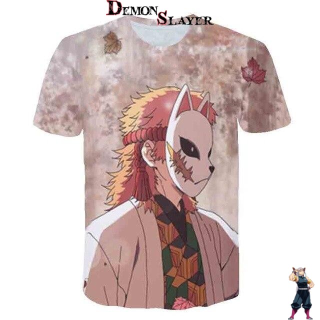 T-shirt Demon Slayer Masque de Sabito en Asian size et kids size