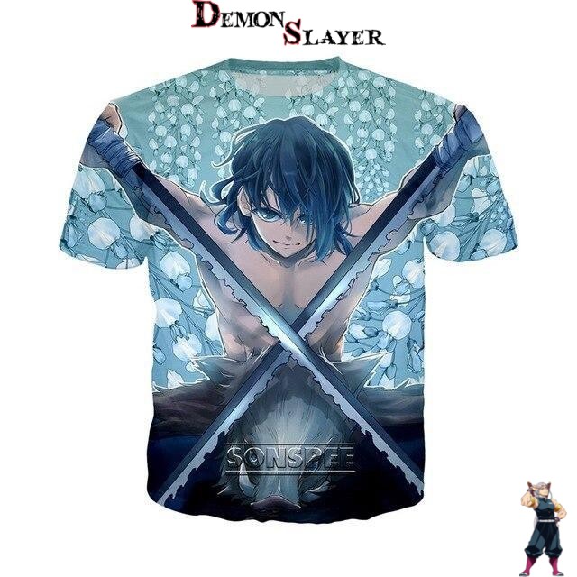 T-shirt Demon Slayer Inosuke Hashibira du S au 6XL