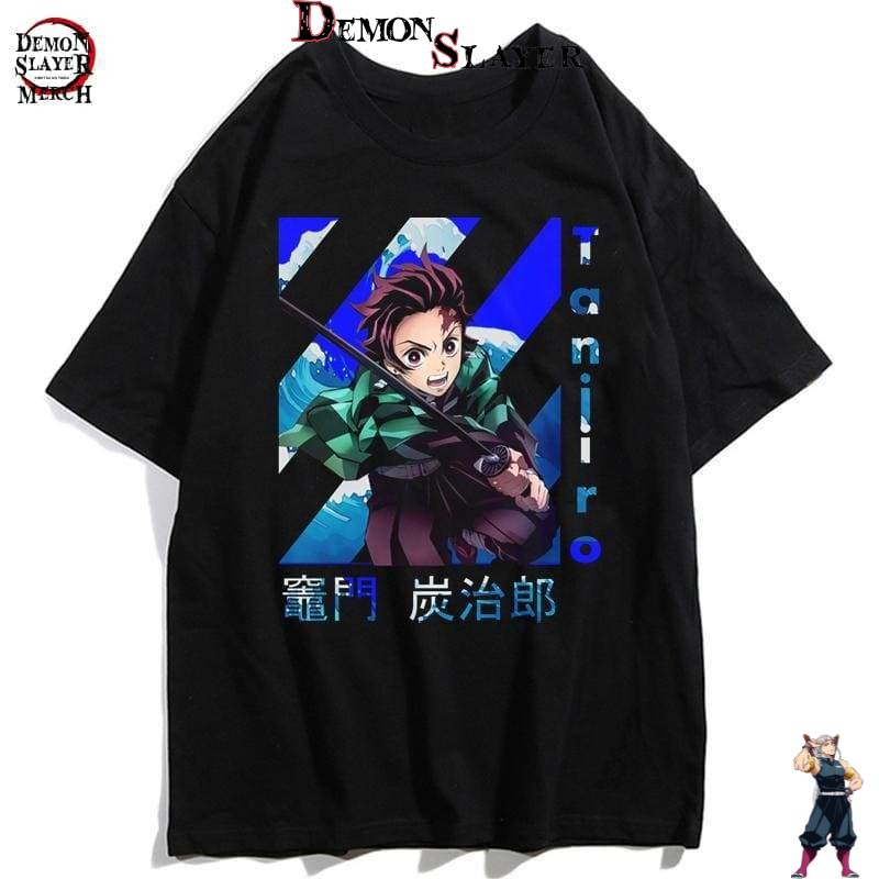 T-shirt Demon Slayer Tanjiro Kamado nuit étoilée