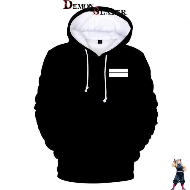 Sweat Demon Slayer, tailles du XXS au 4XL