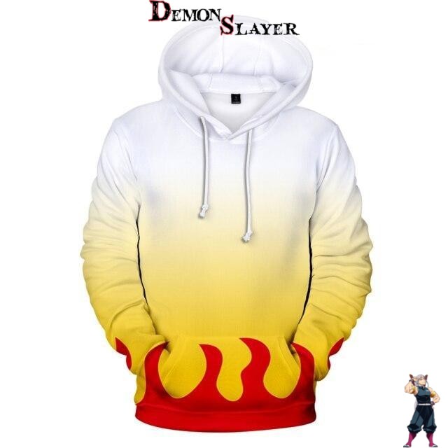 Sweat Demon Slayer Hashira en Feu du XXS au 4XL