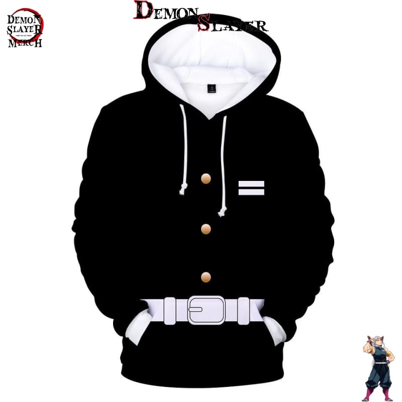 Sweat Demon Slayer Uniforme, tailles Kids 110 à 160 et XXS à 4XL