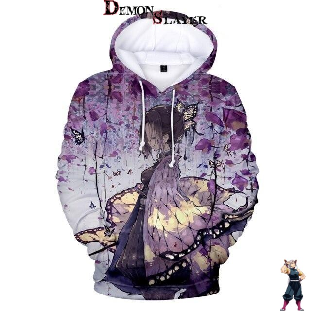 Sweat Demon Slayer Shinobu Kocho du XS au 4XL