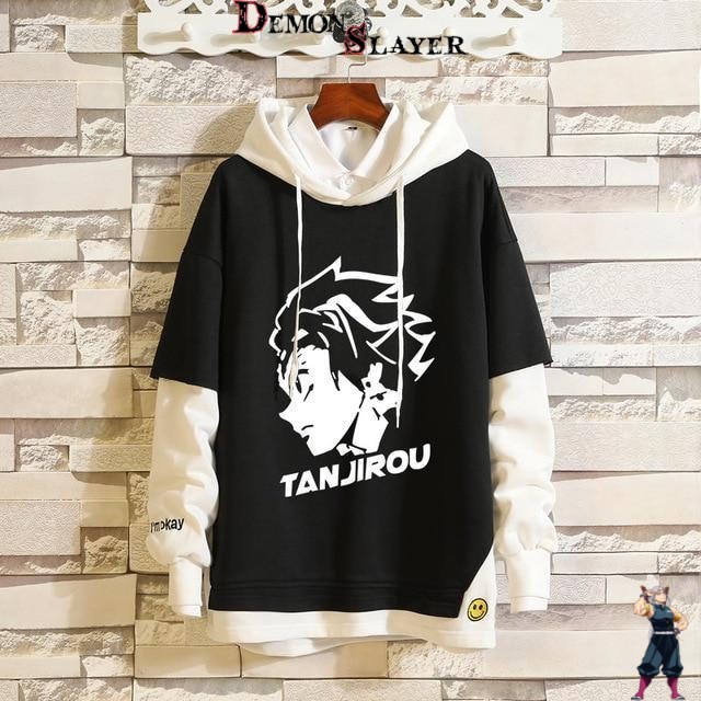 Sweat Tanjirou Demon Slayer coloris Brown