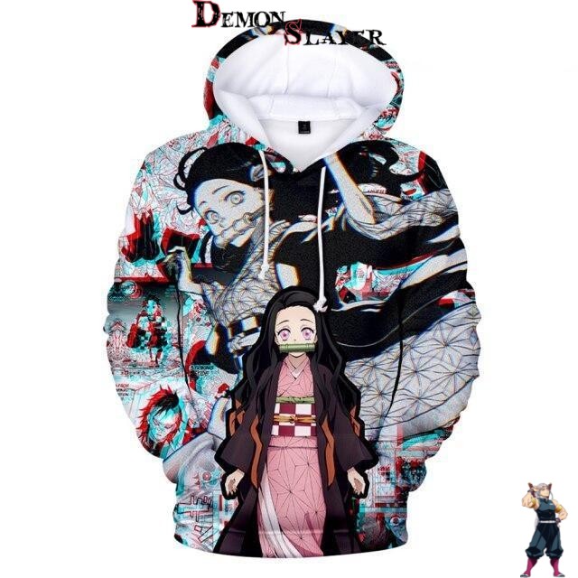 Sweat Nezuko Jeune Demon Slayer, tailles XXS à 4XL