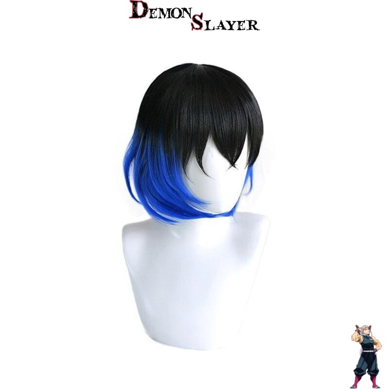 Perruque de cosplay Demon Slayer Inosuke pour tenue anime