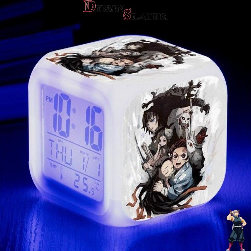 Horloge Demon Slayer Tanjiro Kamado pour décoration murale