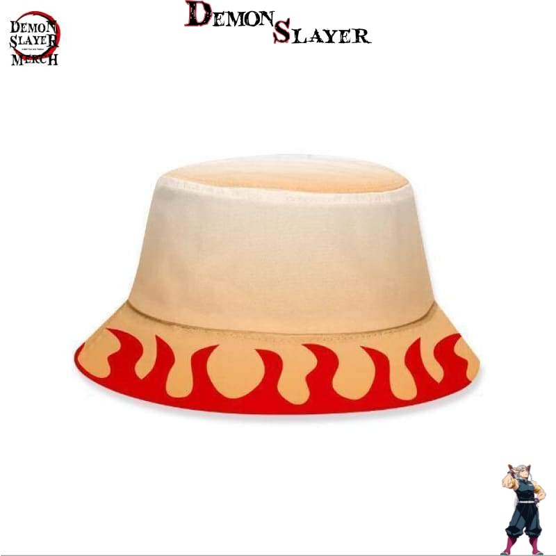 Chapeau Demon Slayer avec motif Kyojuro Rengoku Cloak