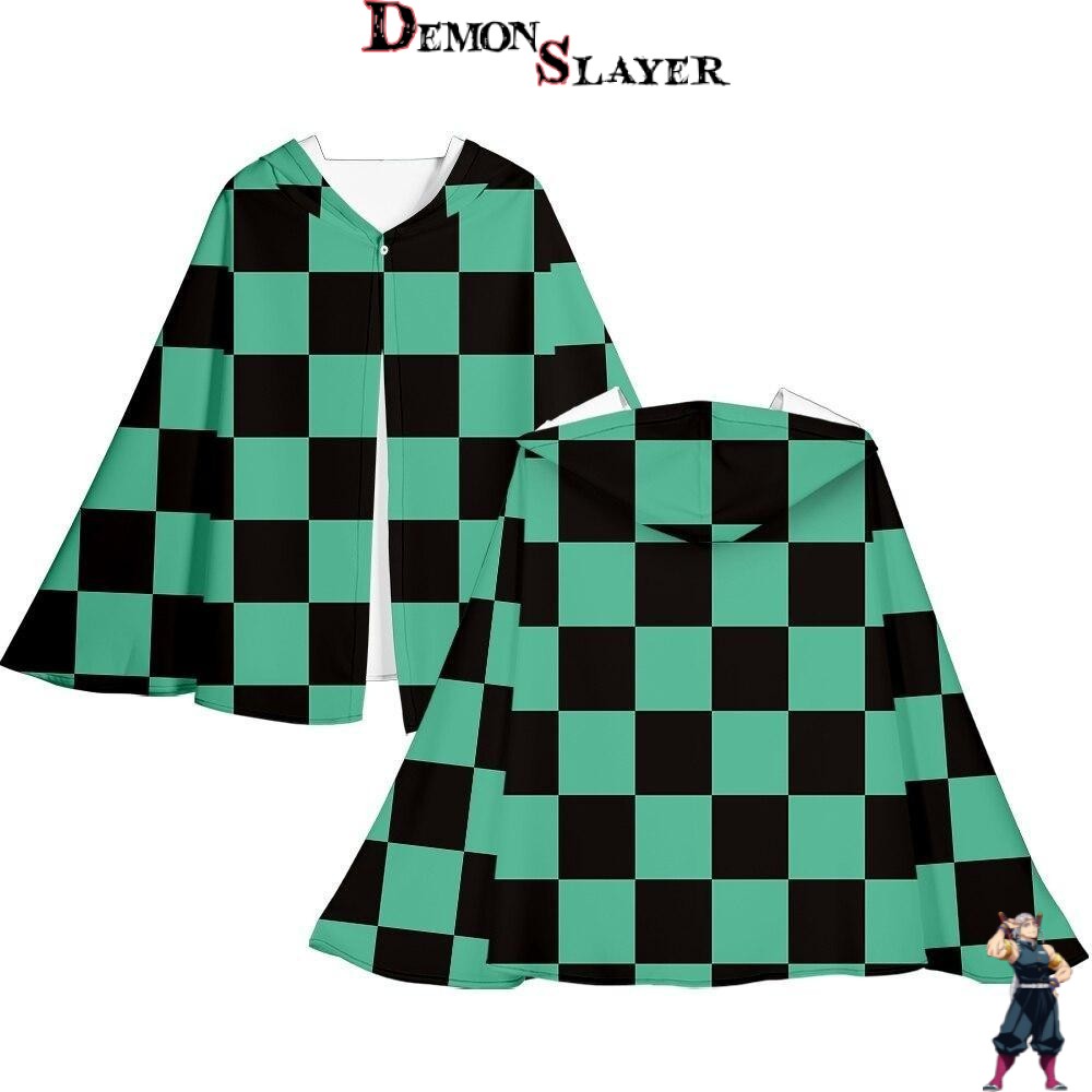 Manteau Tanjiro Kamado Demon Slayer, tailles S à XXL
