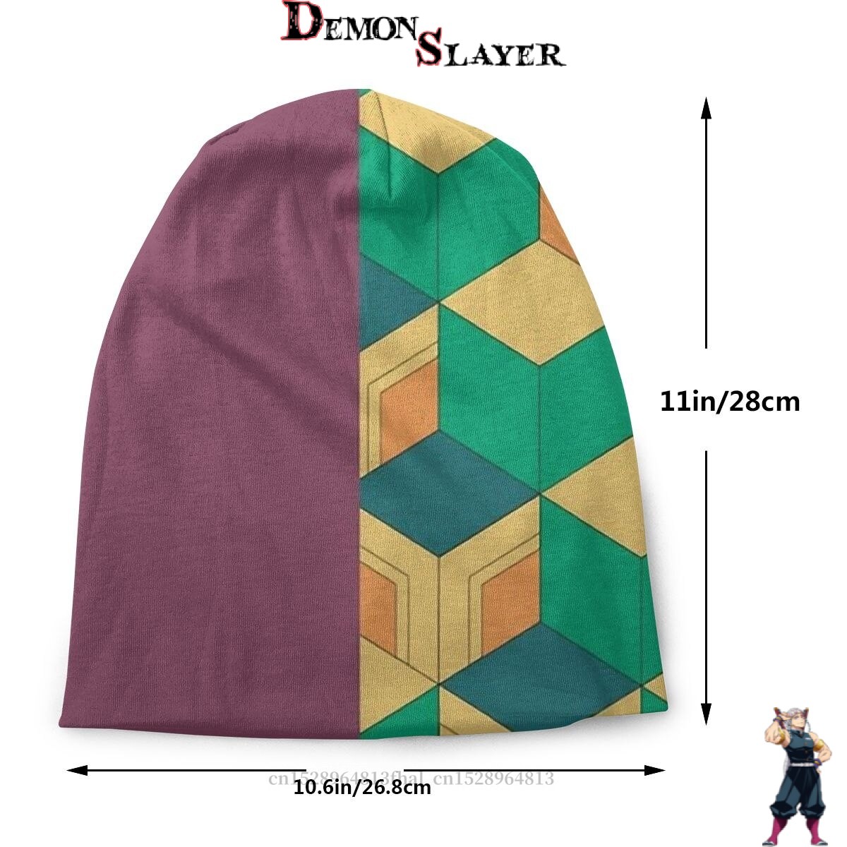 Bonnet Giyu Tomioka Demon Slayer pour passionné
