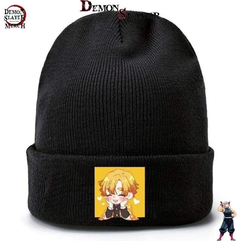 Bonnet Demon Slayer à l'effigie de Zenitsu
