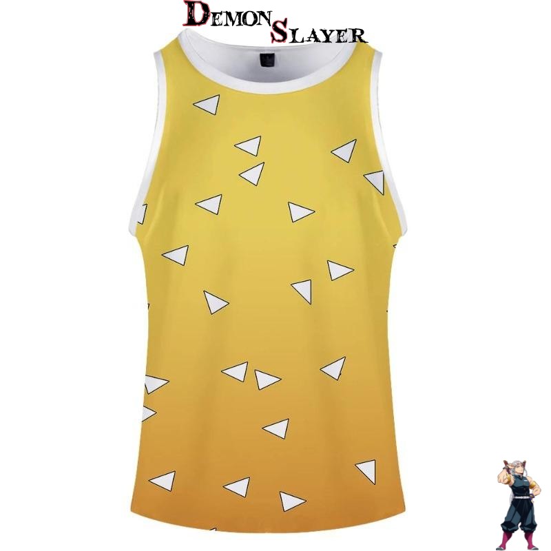 Débardeur Zenitsu Agatsuma Demon Slayer, jusqu’à 4XL