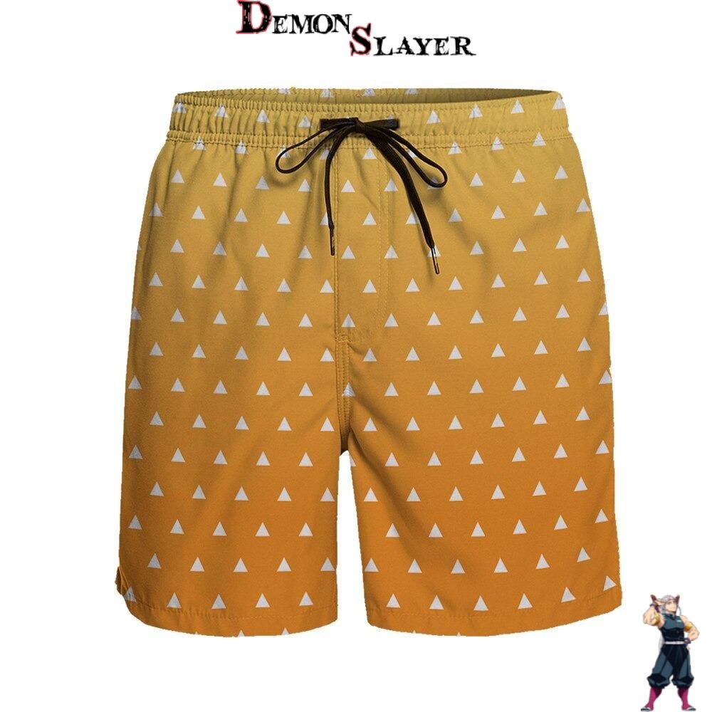 Maillot de bain Zenitsu Agatsuma Demon Slayer, du M au 2XL