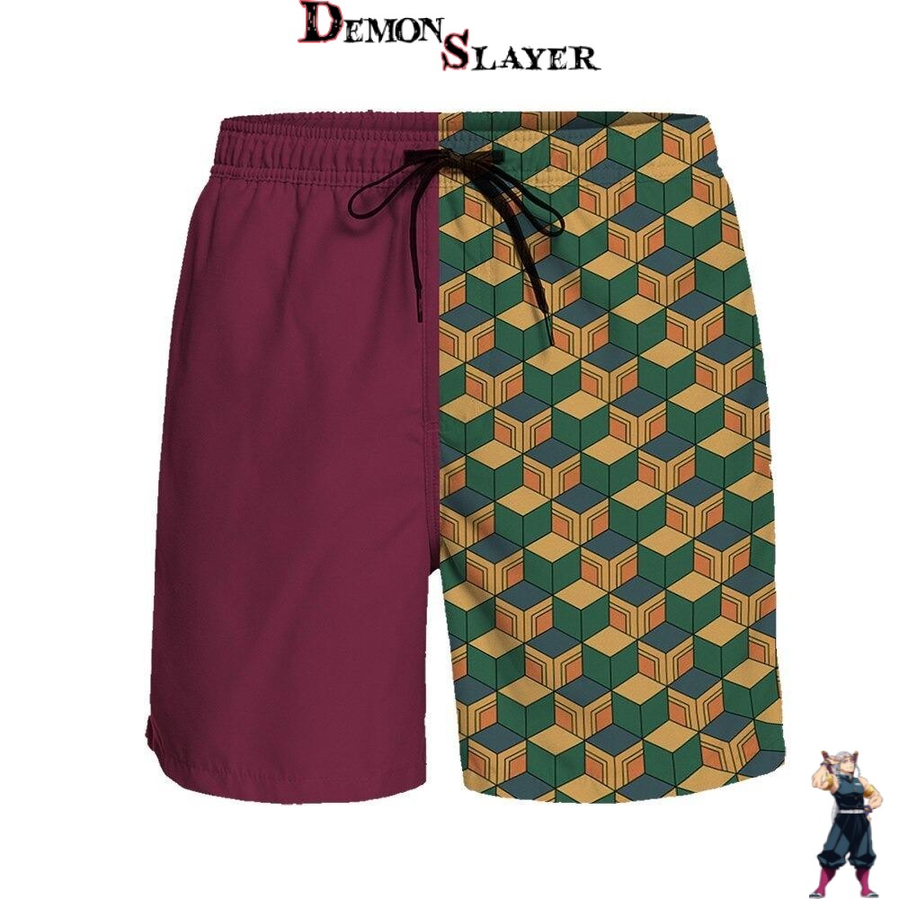 Maillot de bain Giyu Tomioka Demon Slayer, tailles M à 2XL