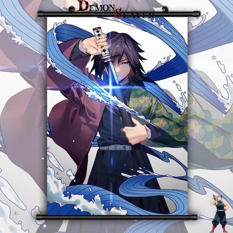 Poster Giyu Tomioka Demon Slayer en plusieurs tailles