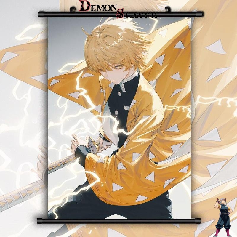 Poster Zenitsu de Demon Slayer en plusieurs tailles