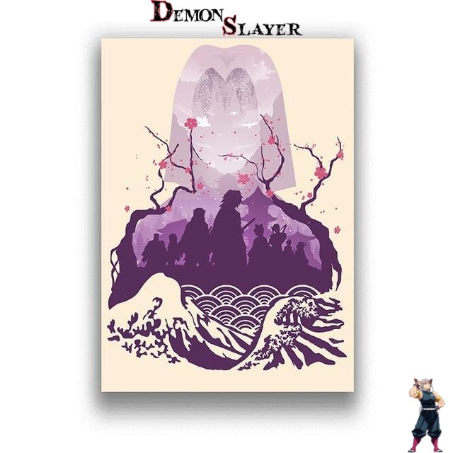 Tableau Kagaya Ubuyashiki Demon Slayer en plusieurs tailles