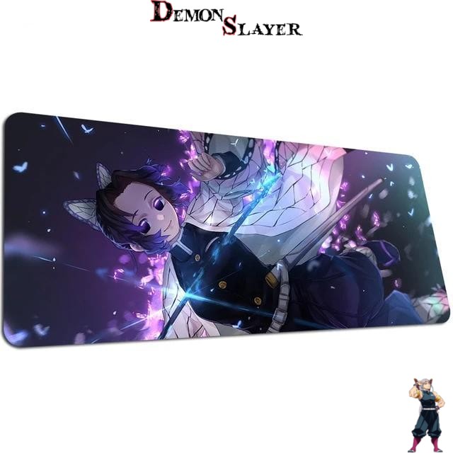 Tapis de souris Demon Slayer Shinobu Project, formats 900x400x3mm et 700x400x3mm
