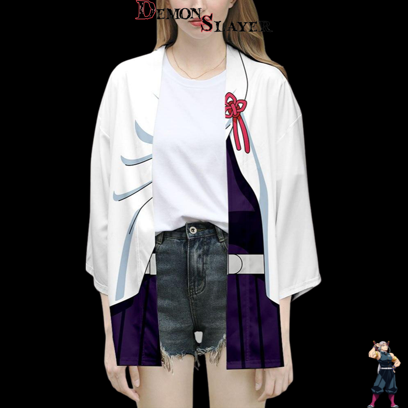 Kimono Demon Slayer de Tsuyuri Kanao, tailles XXS à 4XL