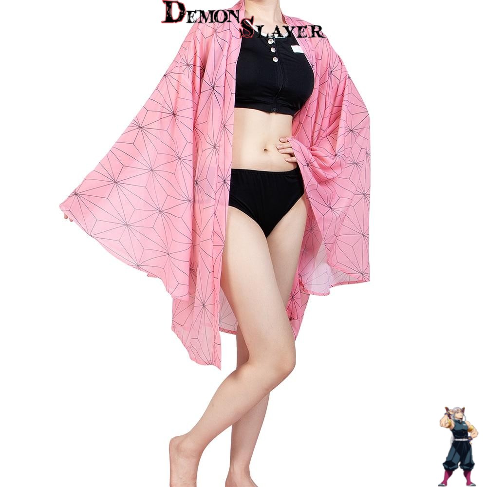Maillot de bain Demon Slayer Nezuko, bikini ou haori
