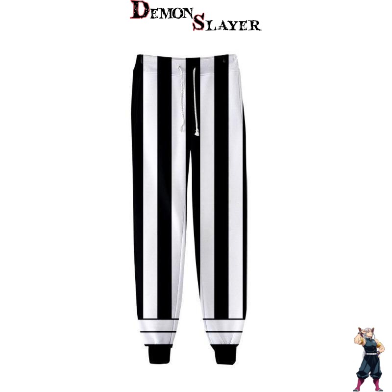 Jogging Demon Slayer Obanai Iguro du XXS au 4XL