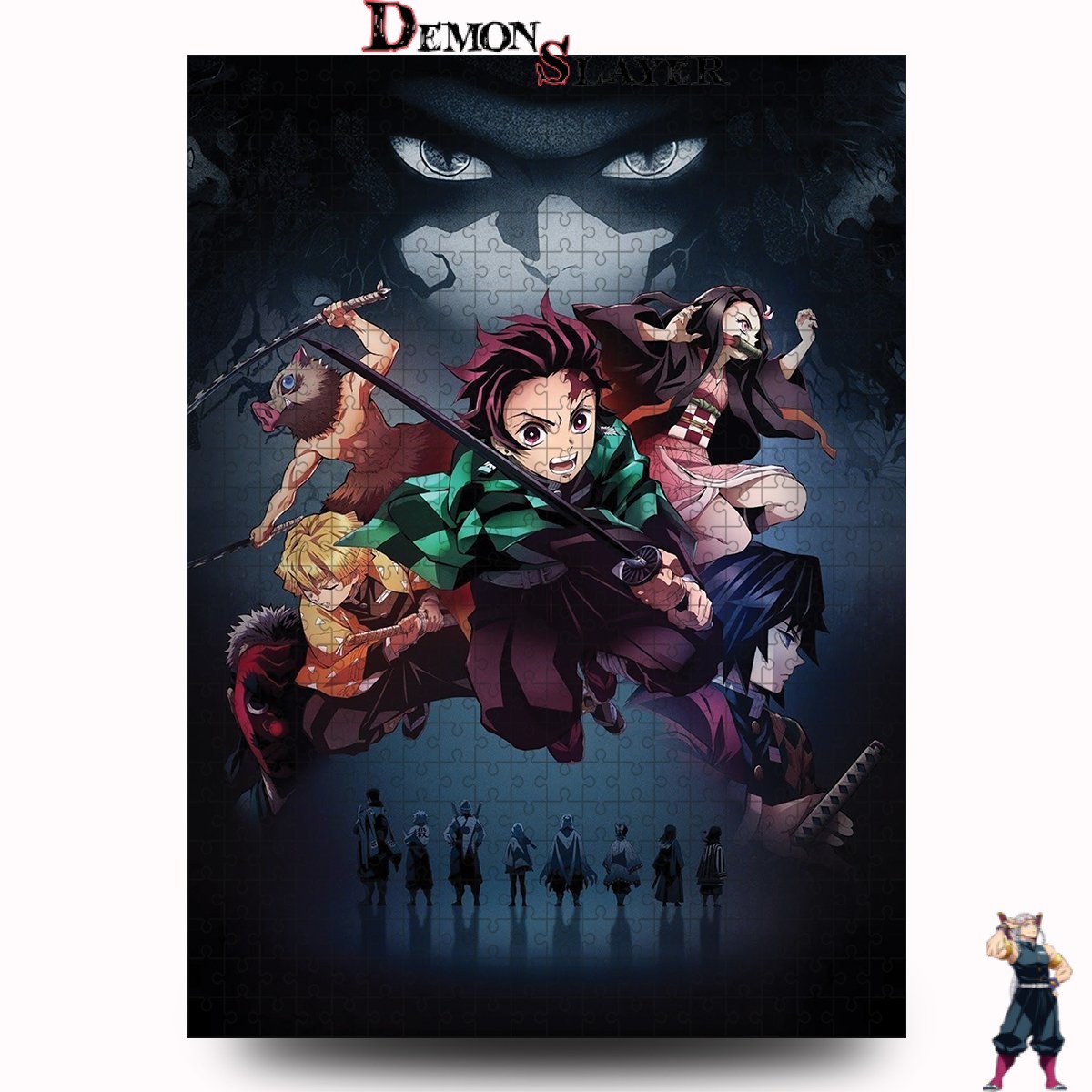 Puzzle Demon Slayer Muzan en 500 Pcs ou 1000Pcs