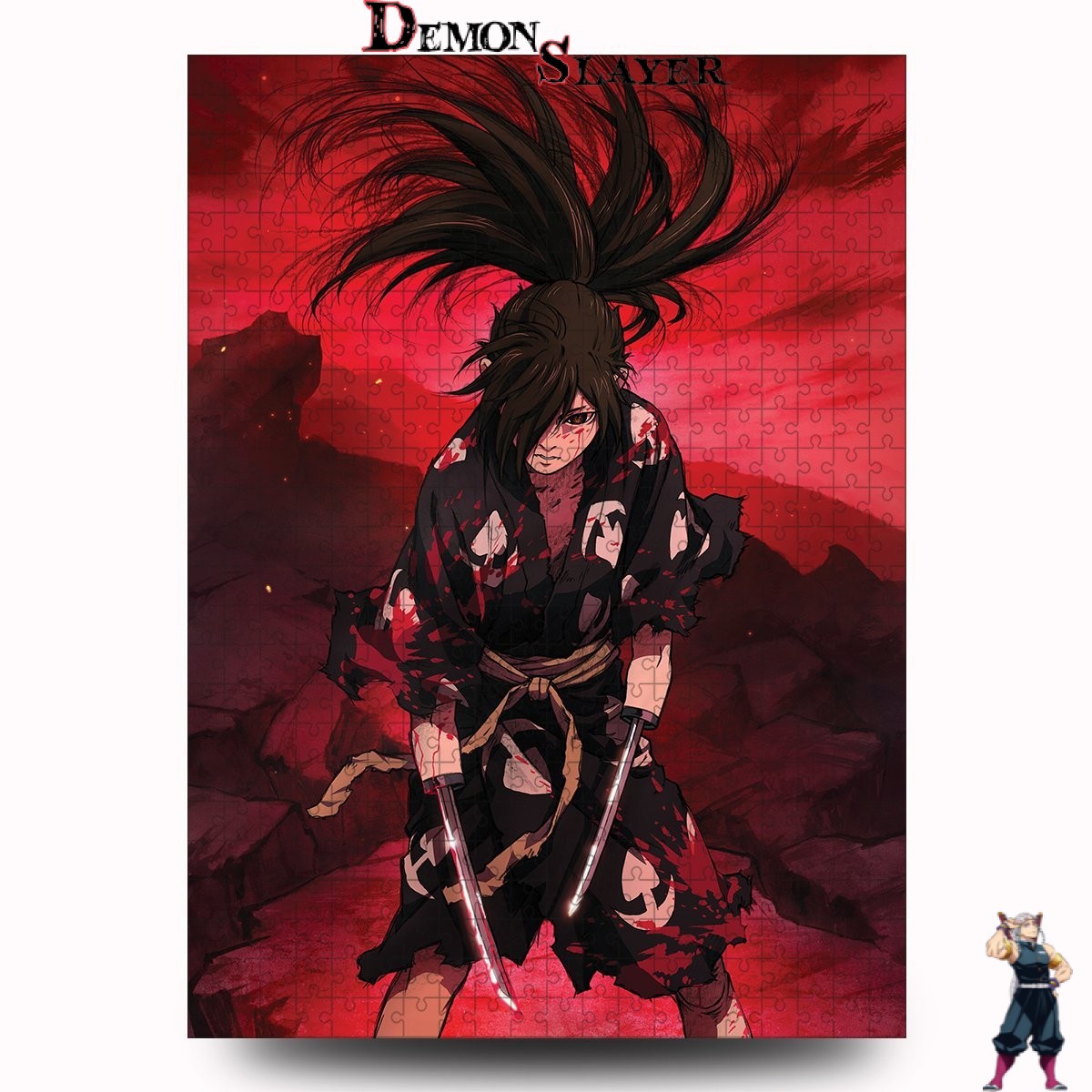 Puzzle Demon Slayer Hyakkimaru en 100 Pcs ou 500 Pcs