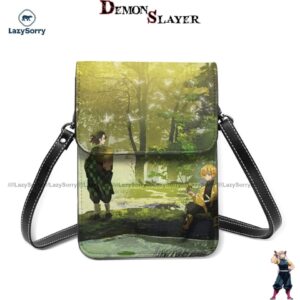 Sacoche Demon Slayer Tanjiro et Zenitsu au bord du lac, 58 cm x 13, 5 cm