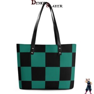 Sac à main Demon Slayer Vert Tanjiro 29 cm x 34 cm x 14 cm