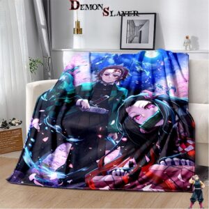 Couverture Demon Slayer Nezuko et Tanjiro version kawaii