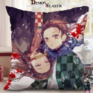 Housse de coussin Demon Slayer Hiver 45 cm x 45 cm